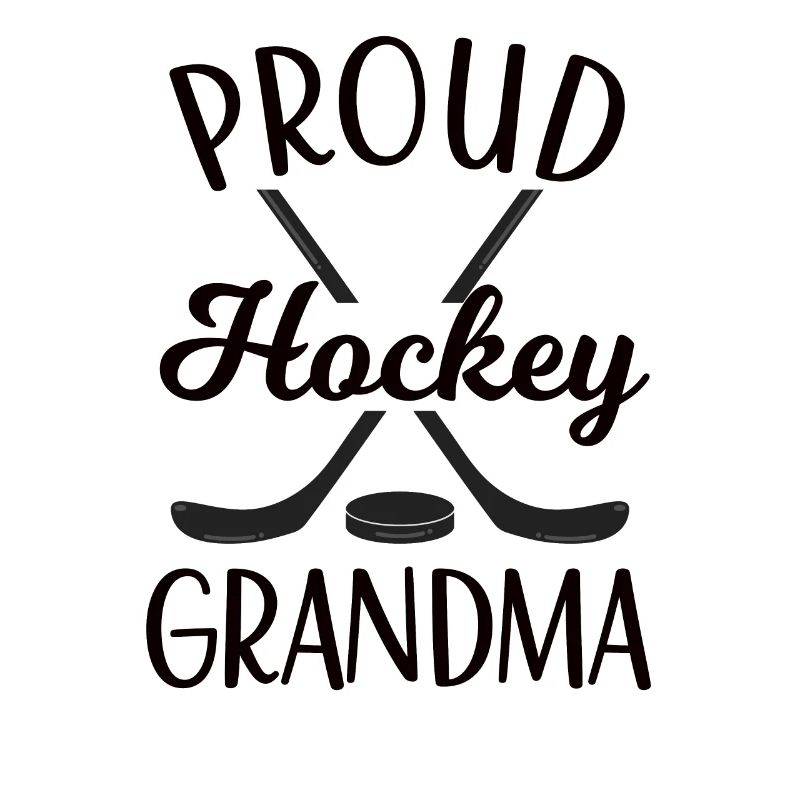 Stolze Eishockey-Großmutter Eishockey-Großmutter