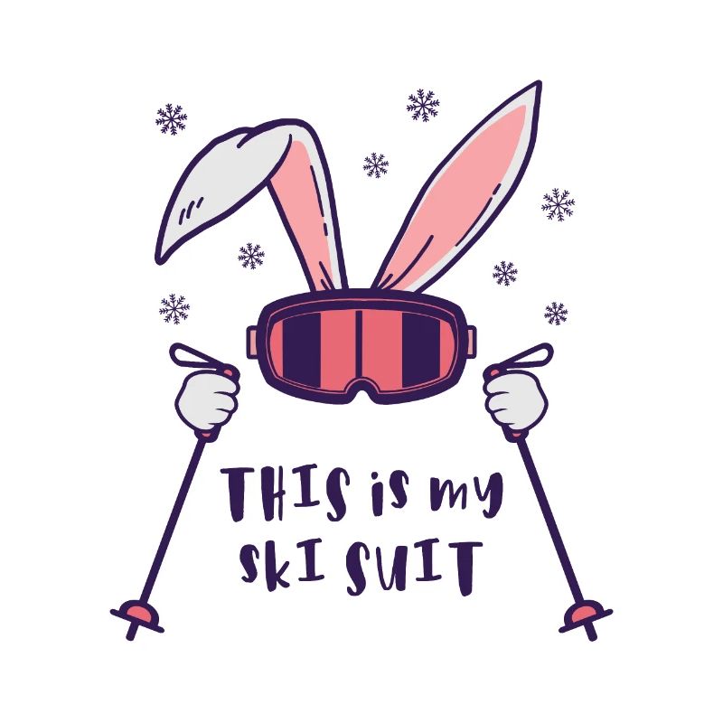 C’est ma combinaison de ski ski bunny ski bunny