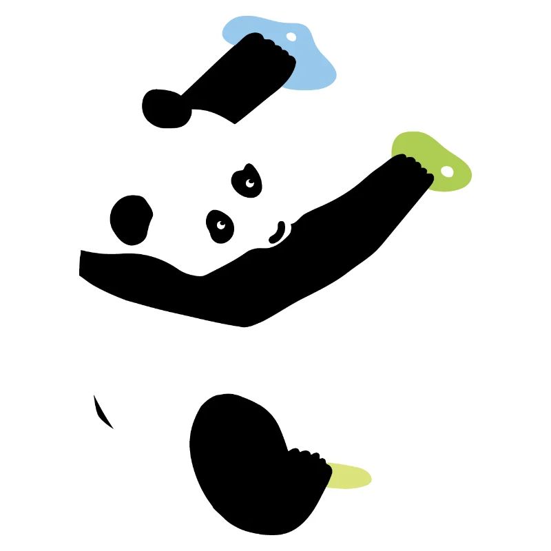 Boulder Design Climbing Panda - Funny Shirt