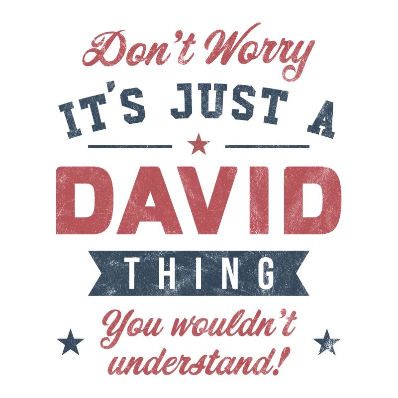 Es ist eine David-Sache