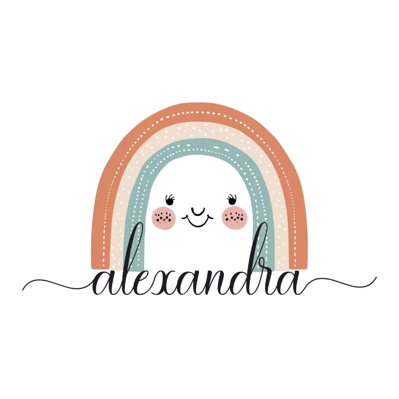 Alexandra! Rainbow, customisable