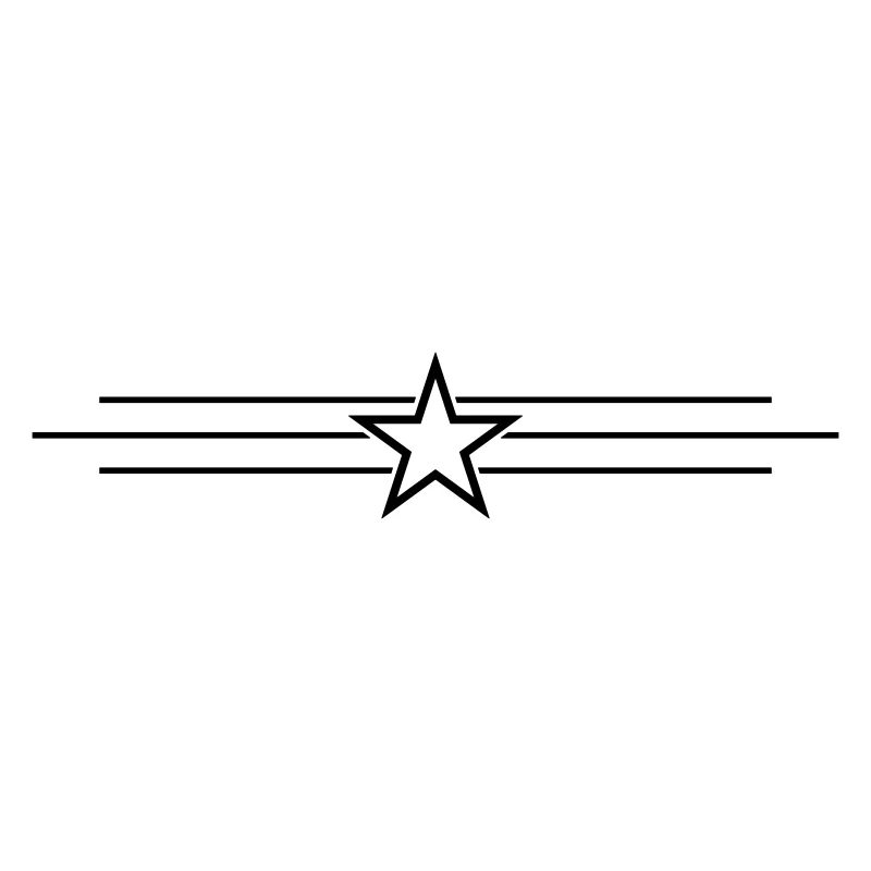Stern Linie Symbol