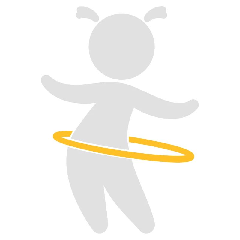 Jeu d'enfant avec Hoolahoop