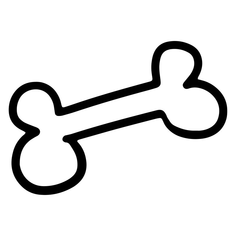 Hundeknochen dog bone Os de chien