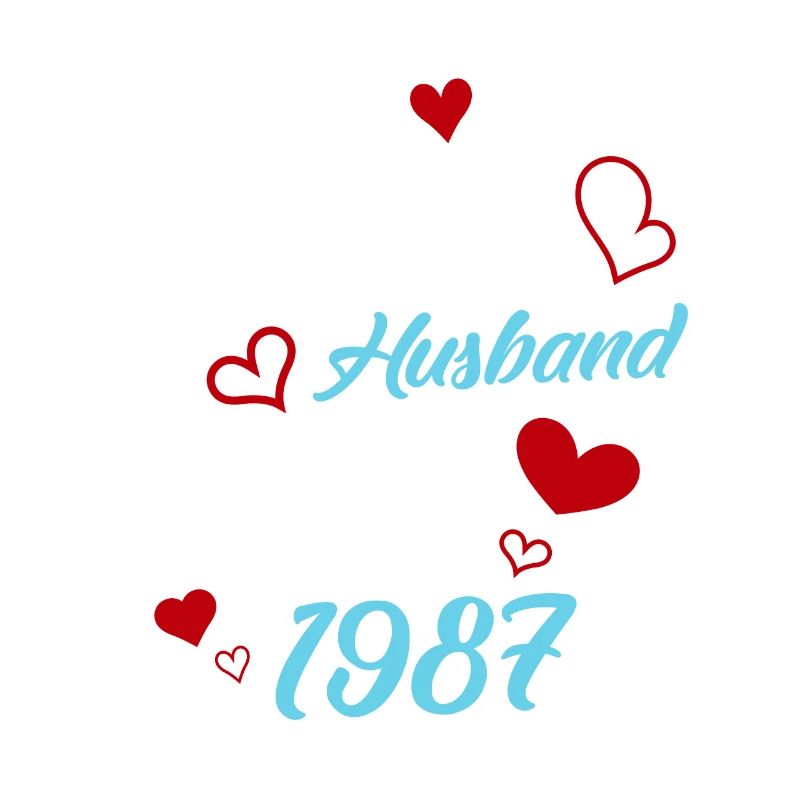 Bester Ehemann seit 1987 Hochzeit