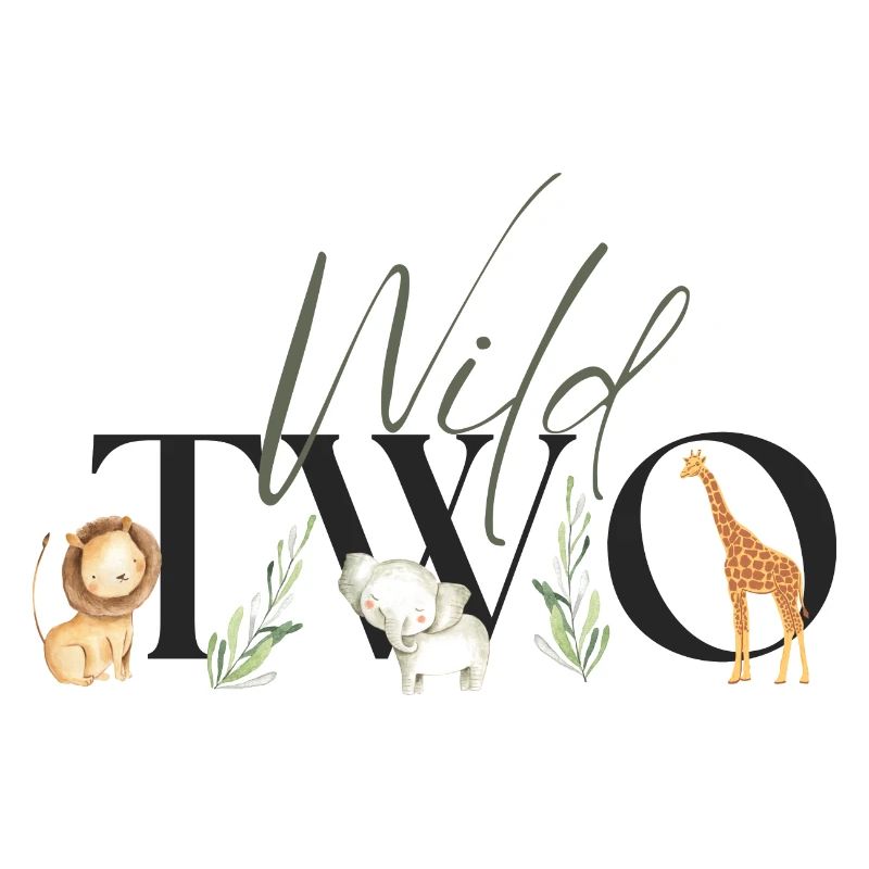 Wild Two Safari Second Birthday Geburtstag 2