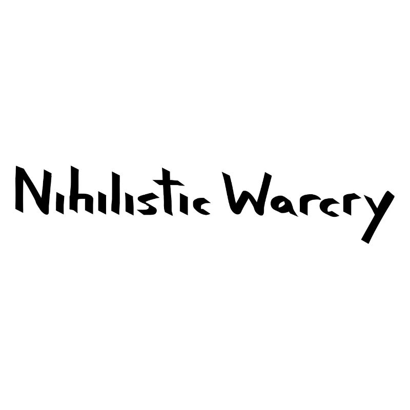 Nihilistic Warcry logo - black