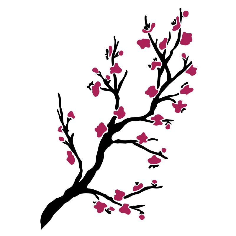 Branche cerisier