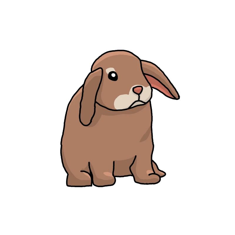 Rabbit, rabbit, dwarf rabbit, drawing, cartoon