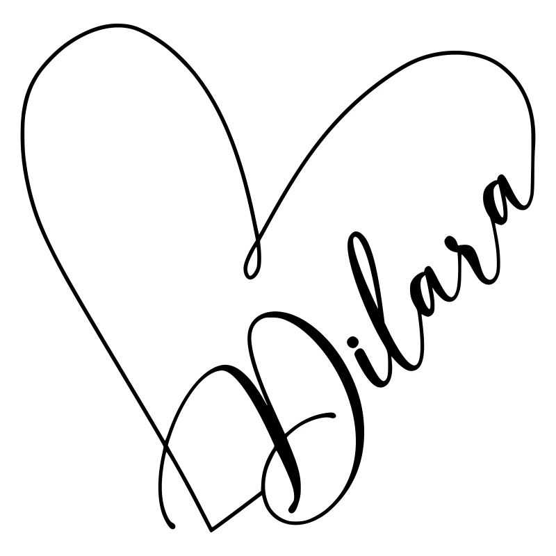 Dilara Name Heart Line