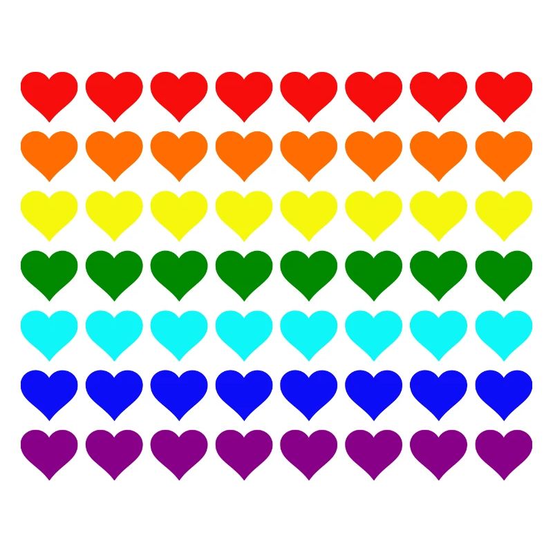 Herzen Regenbogen Farben Regenbogenfahne Herz