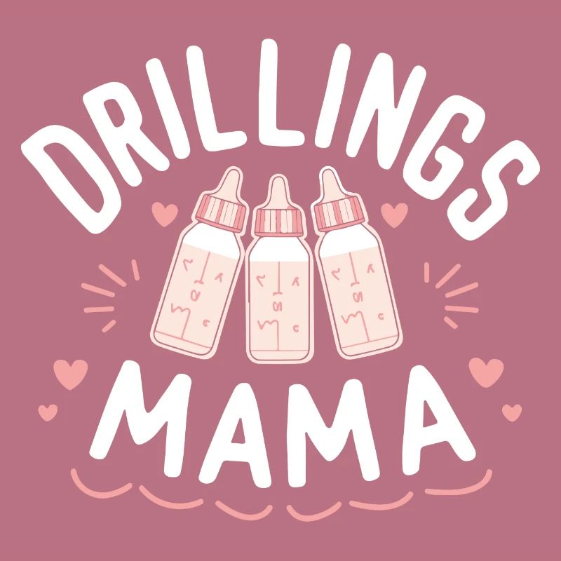 Drillingsmama Muttertag Geburtstag Beste Mama