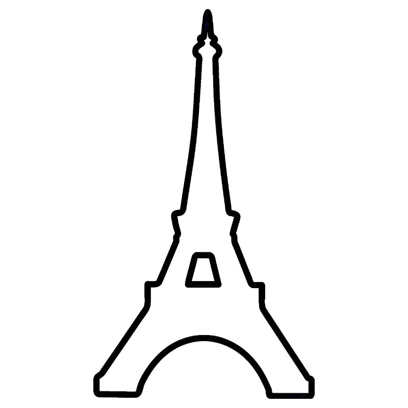 Tour Eiffel Paris monument minimaliste