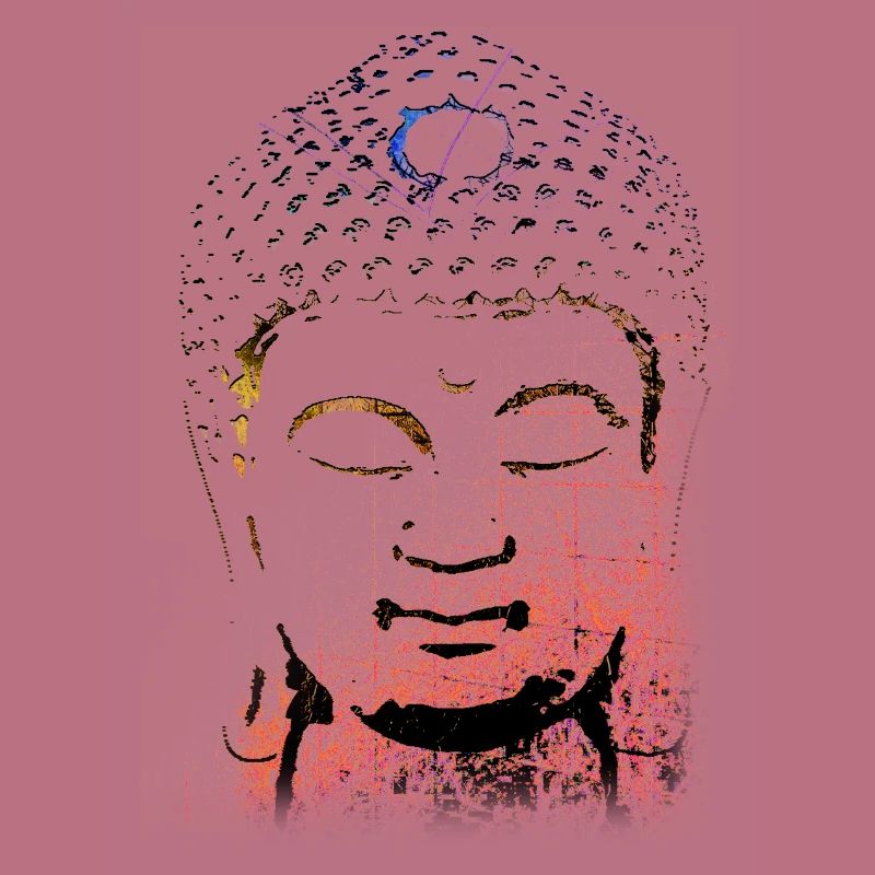 Bouddha dans des tons chauds