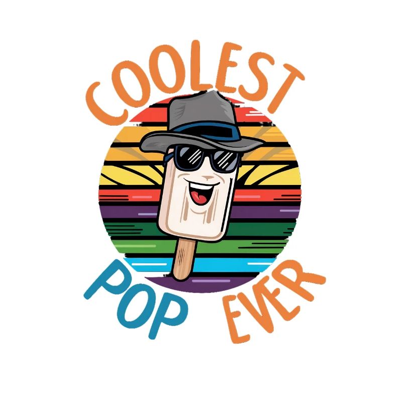 Pop le plus cool de tous les temps Papa popsicle amusant