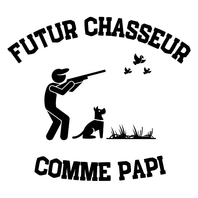 futur chasseur comme papi cadeau bebe