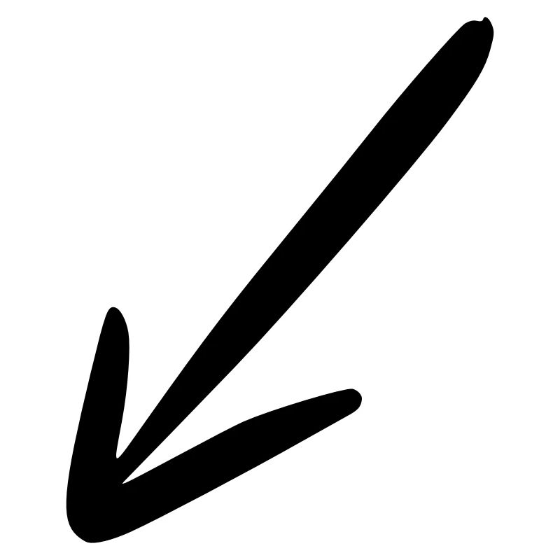 Arrow drawing sketch black