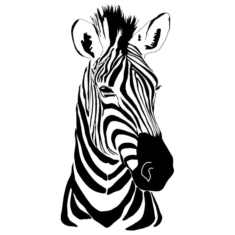 Zebra schwarz