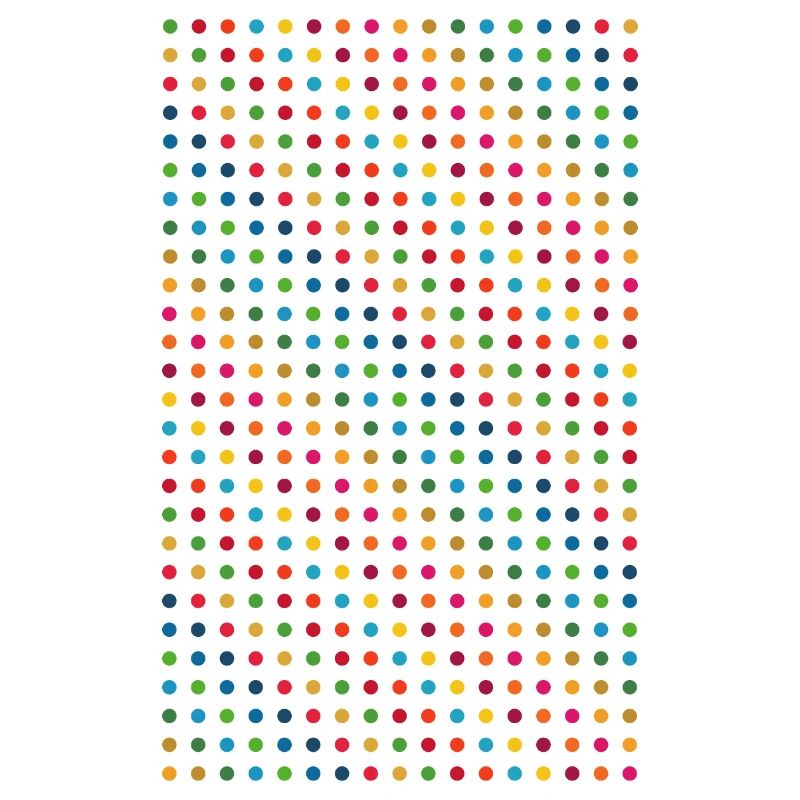 Conception de points colorés