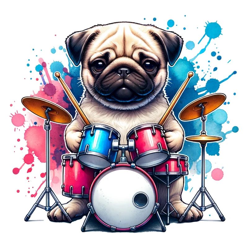 Conception cool de batteur Carlin