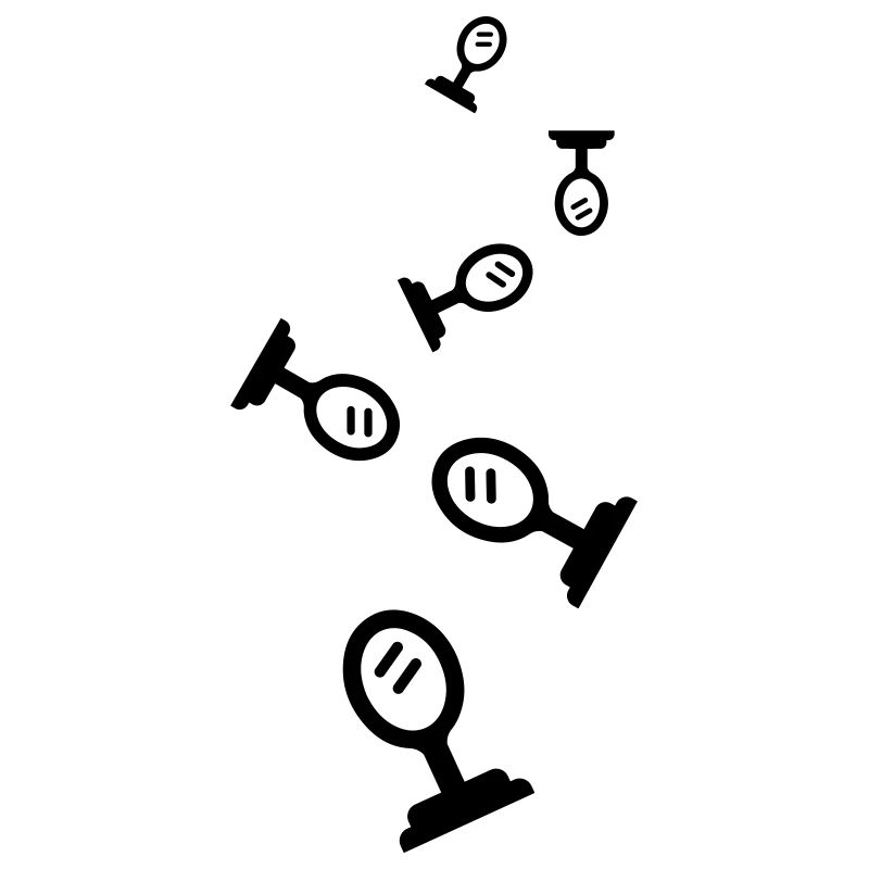 Mirror Icon Silhouette