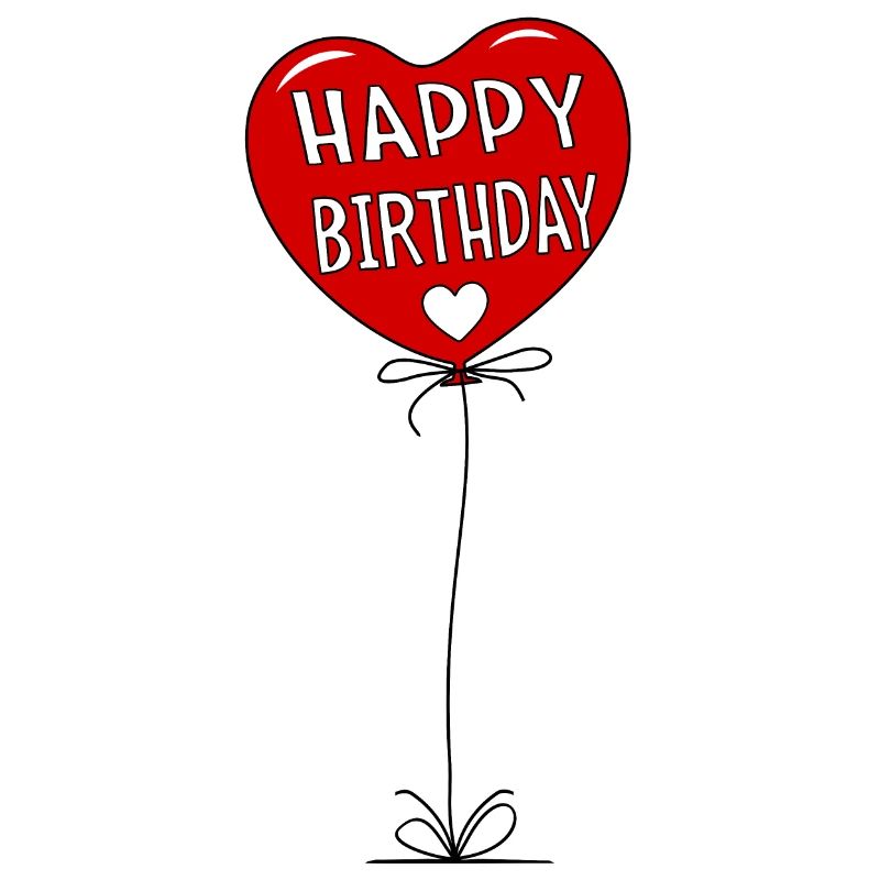 Balon Happy Birthday Red