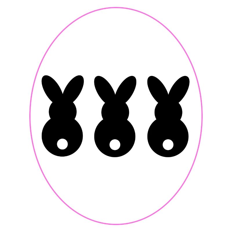 3 Bunny in Egg Plain Shadow