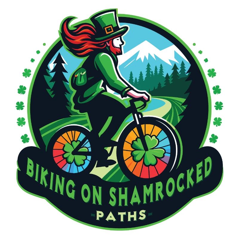 Biking on Shamrocked Paths Saint Patrick's Day 24