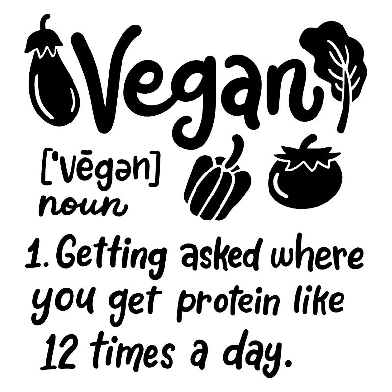 Vegan-getting asked where you get protein