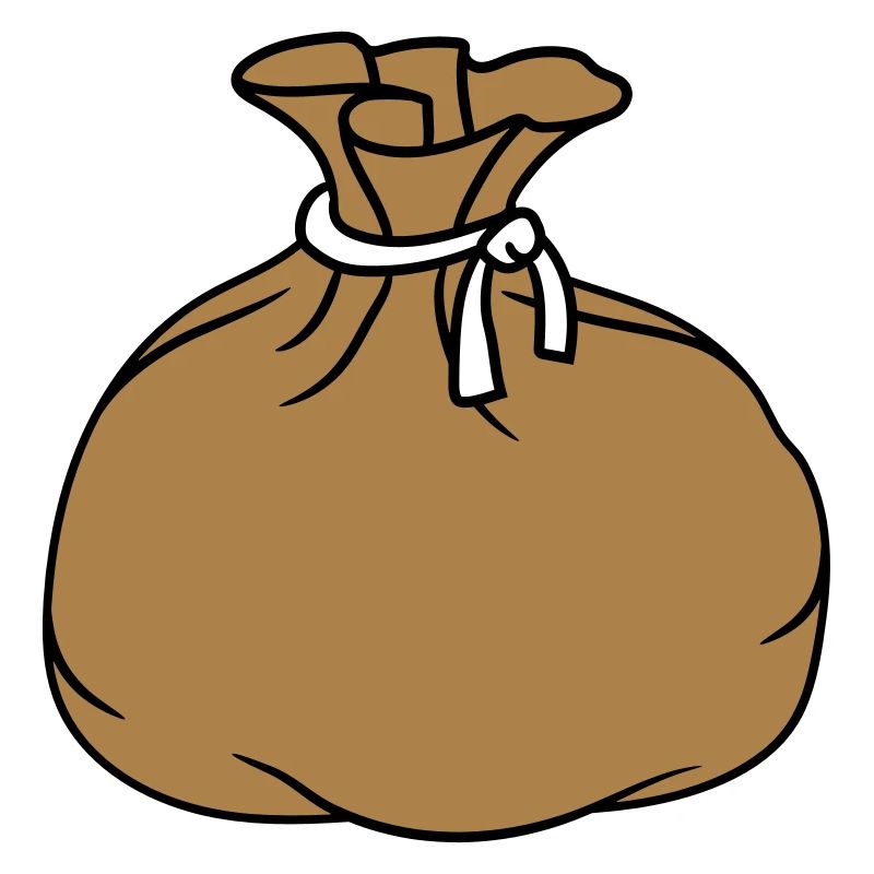sack beutel stoff geschenk verpackt gefuellt voll