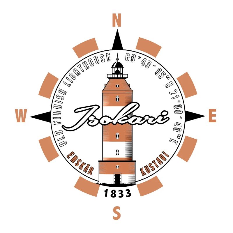 ISOKARI LIGHTHOUSE Compass textiles, gift products