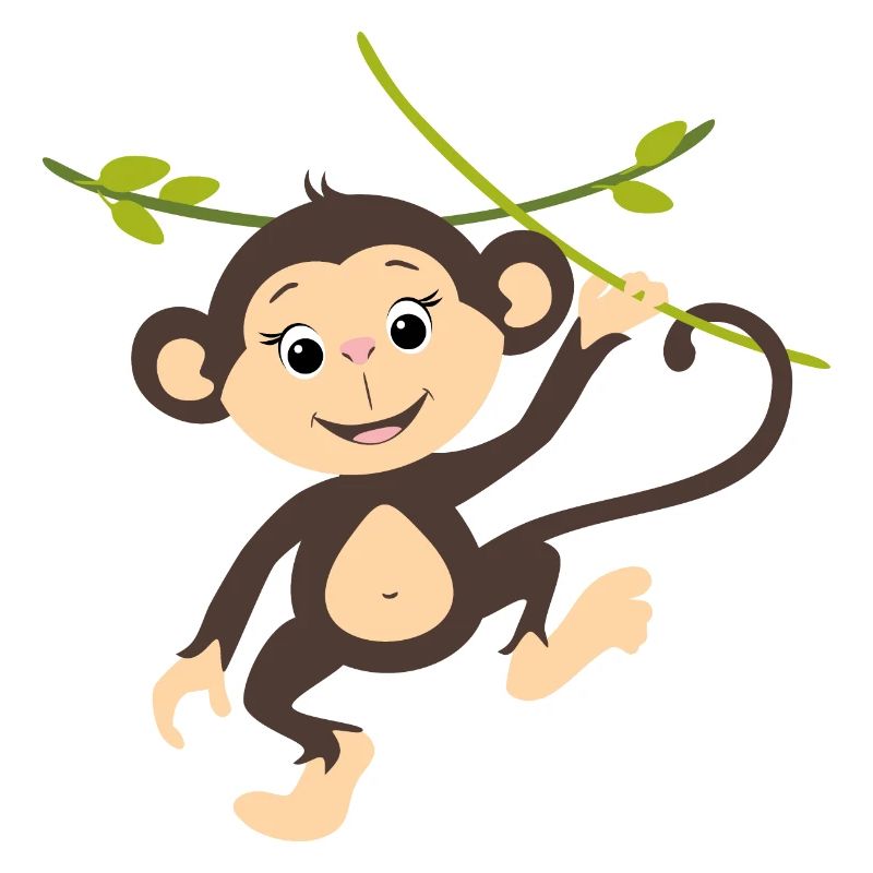 Happy smiling monkey