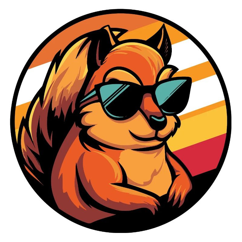 Eichhörnchen Comic Cool