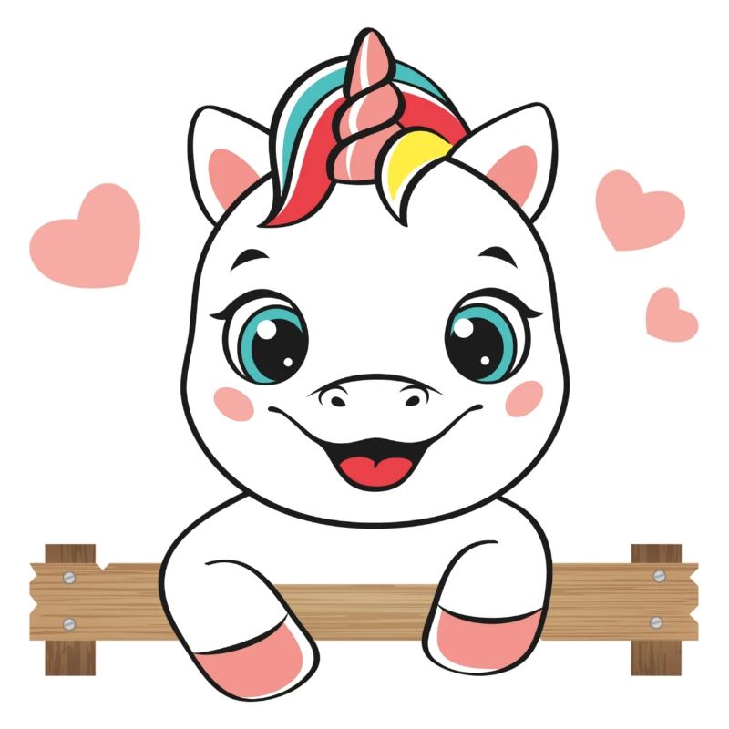 Licorne joyeuse