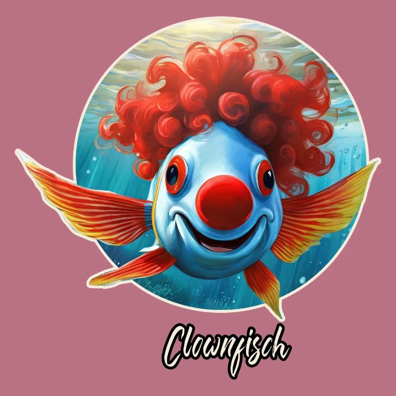 Pun ambiguous german expression - Clownfisch