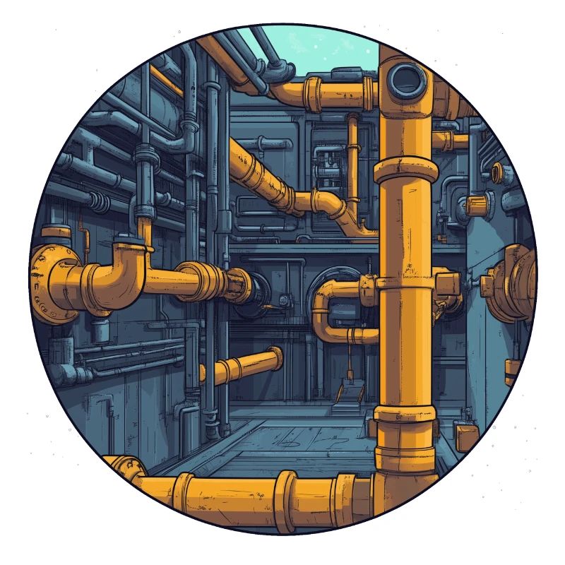 Industrial pipe systems