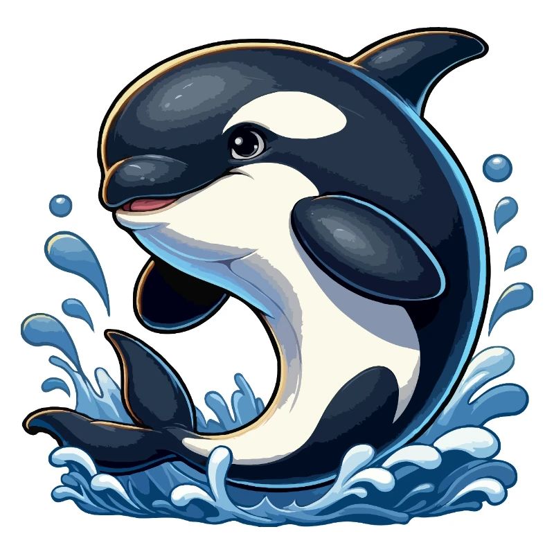 Orka springt