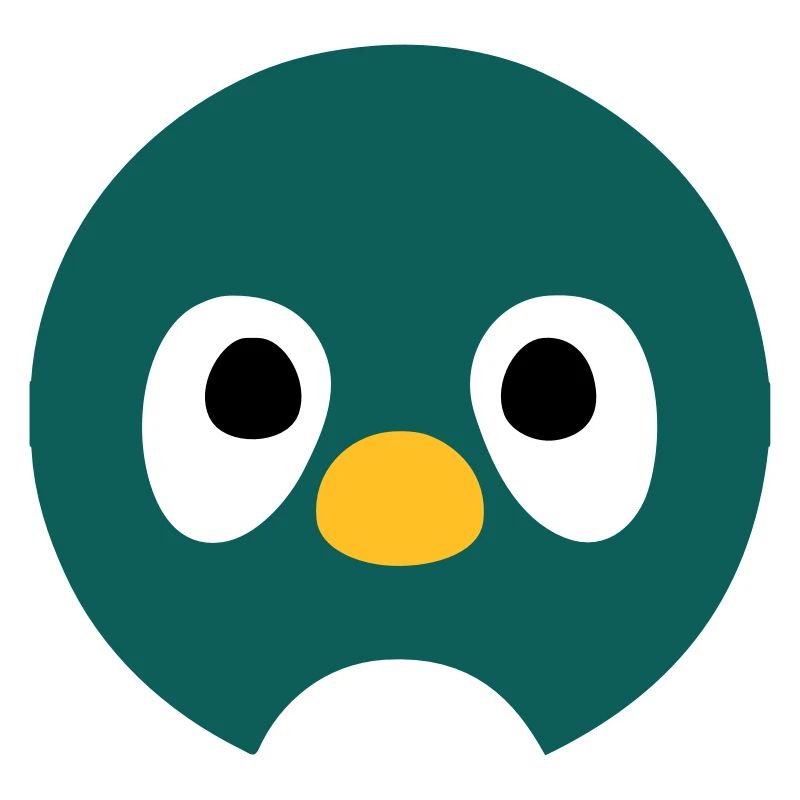 Cartoon Penguin Face