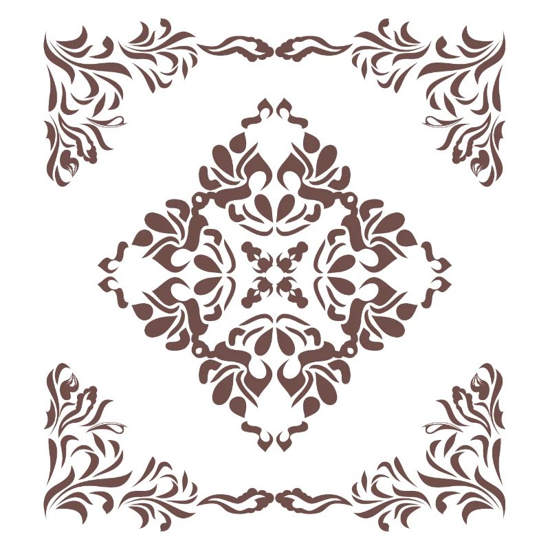 Ornamental dark element for decor