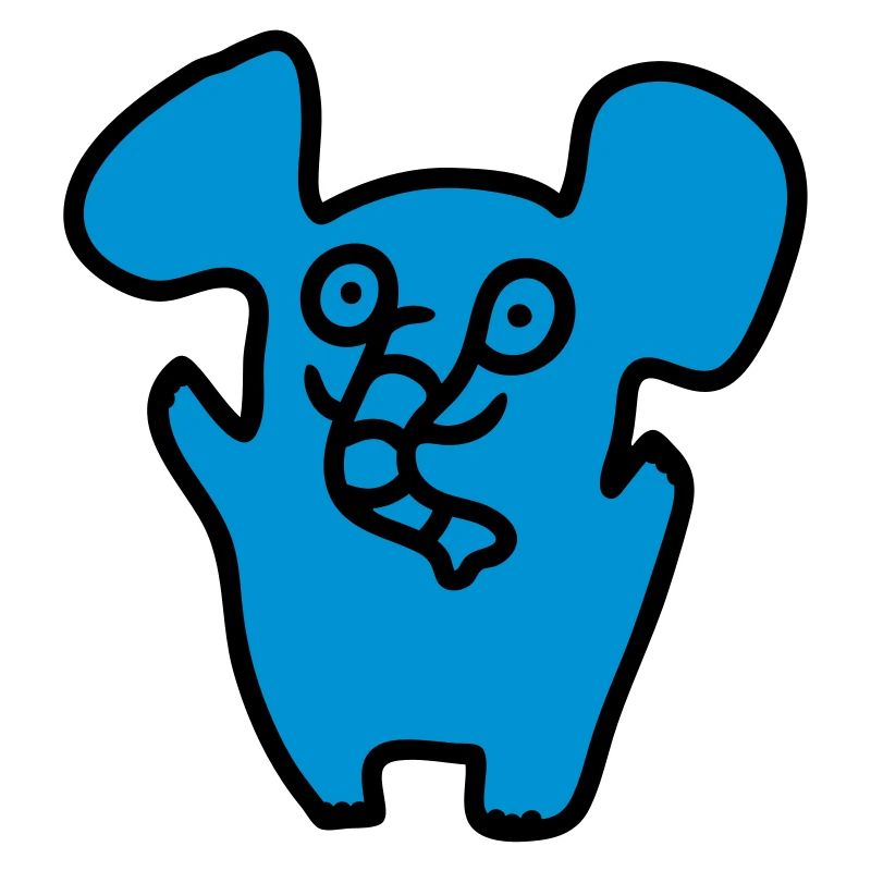 Petit éléphant est heureux 2