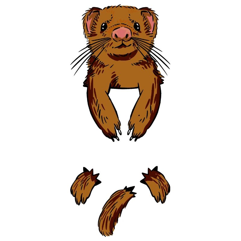 Frettchen Man I Love Ferrets