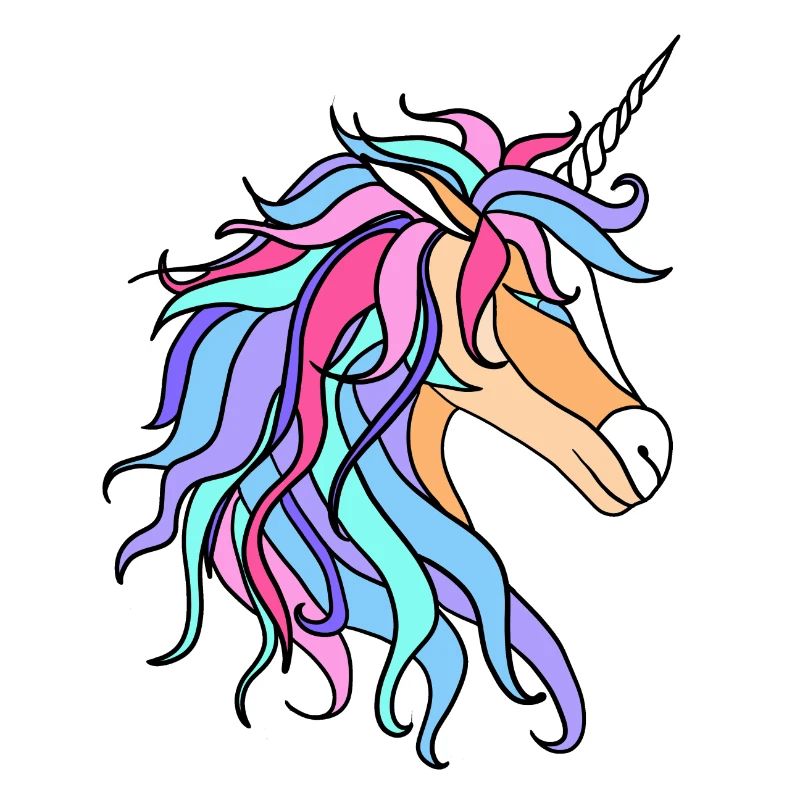 buntes Einhorn