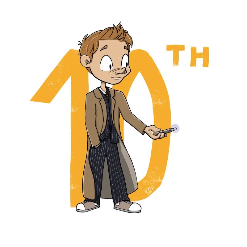 The 10th Doctor, chibi version