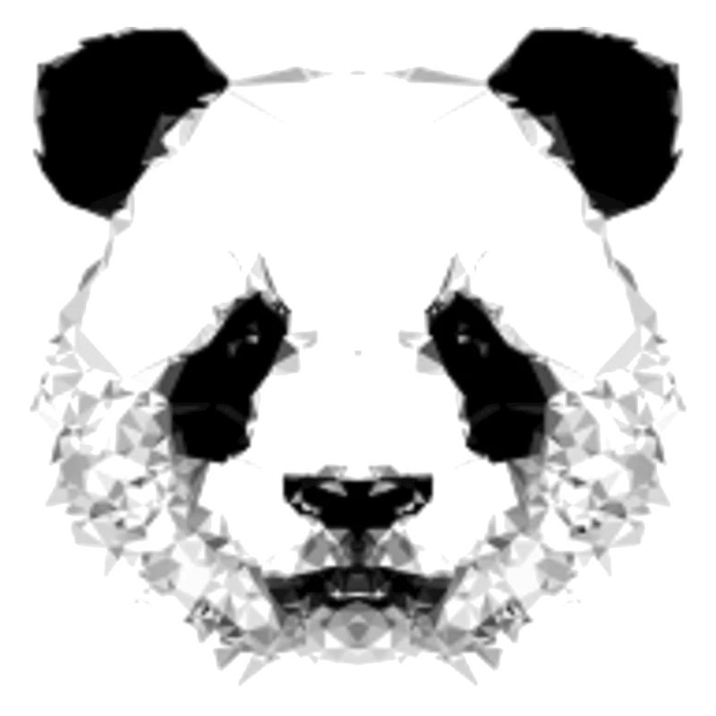 Panda Kopf