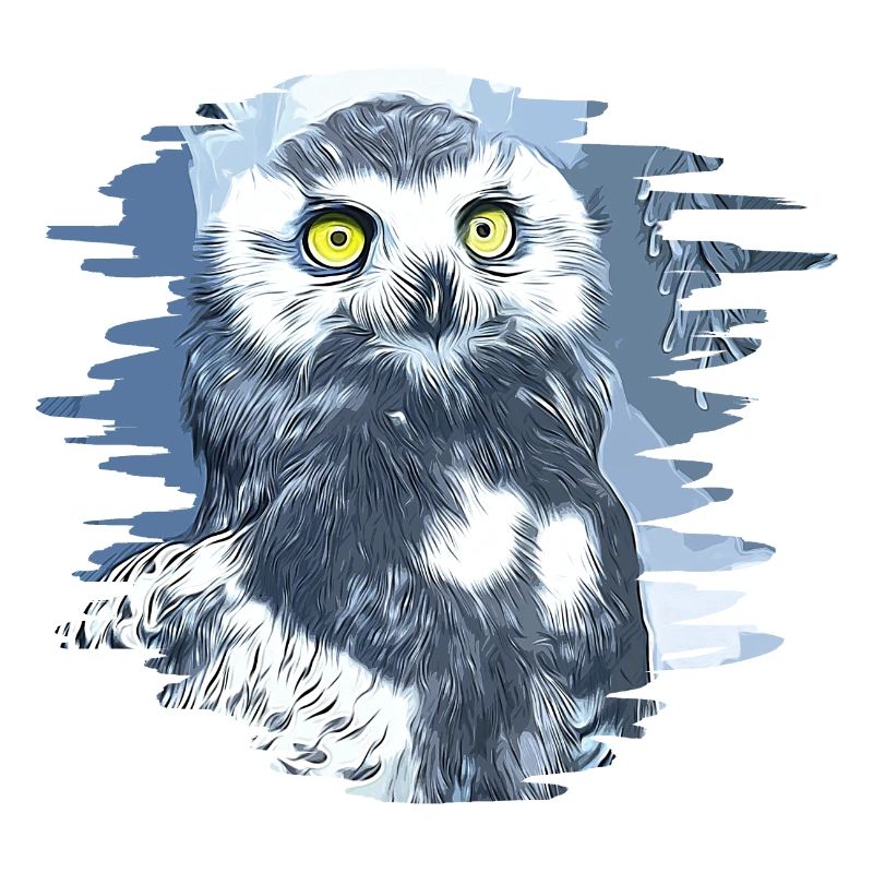 gxp schneeeule vector art