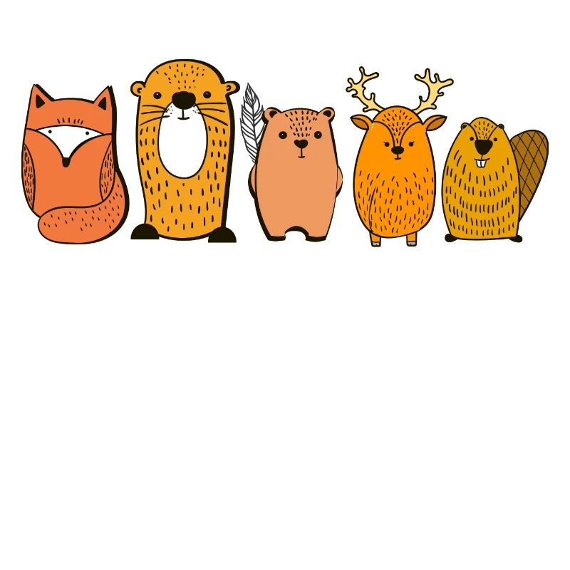 Tiere des Waldes Geschenkidee