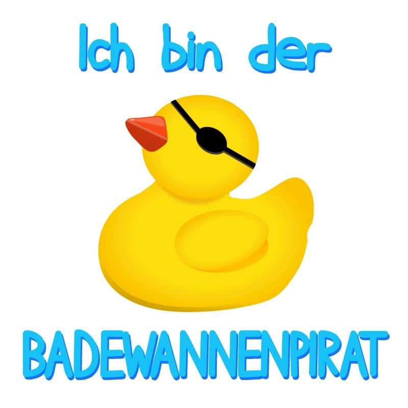 Bathtub pirate rubber duck gift idea