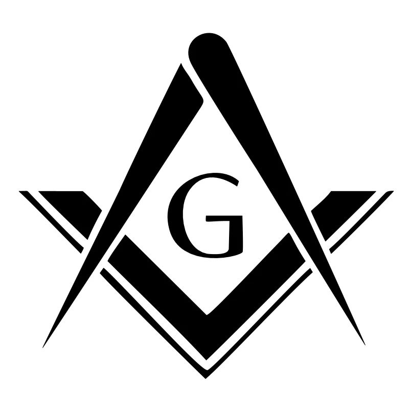 freemason symbol, masonic square & compass