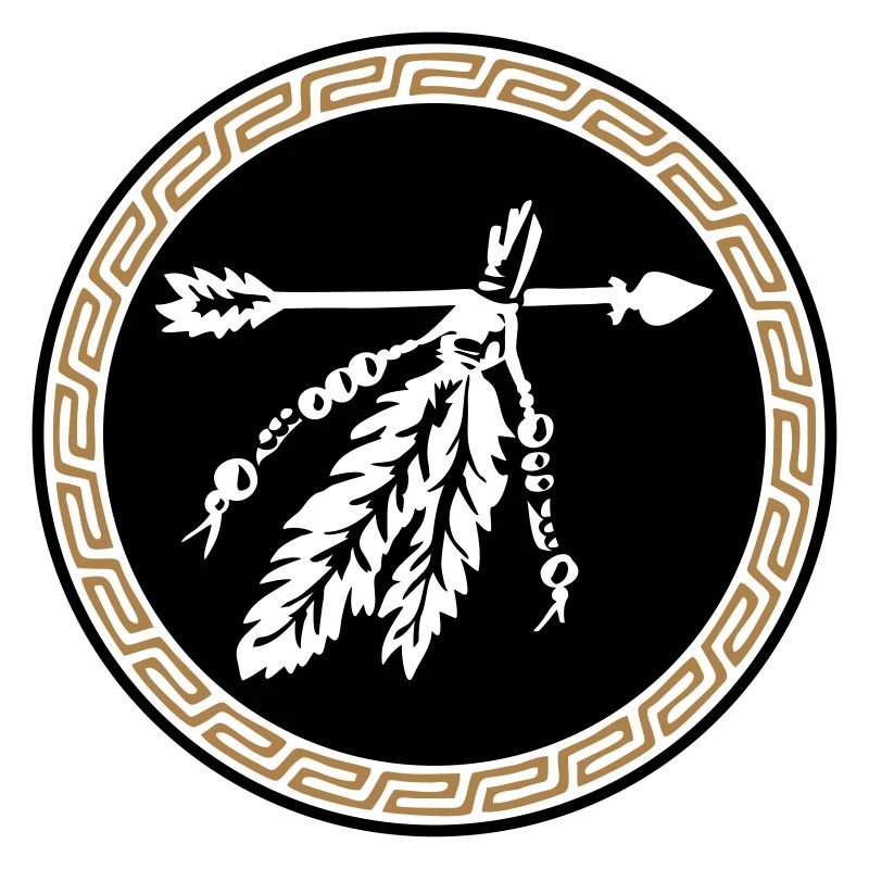 Arrow with feathers, Native American Indian tribes