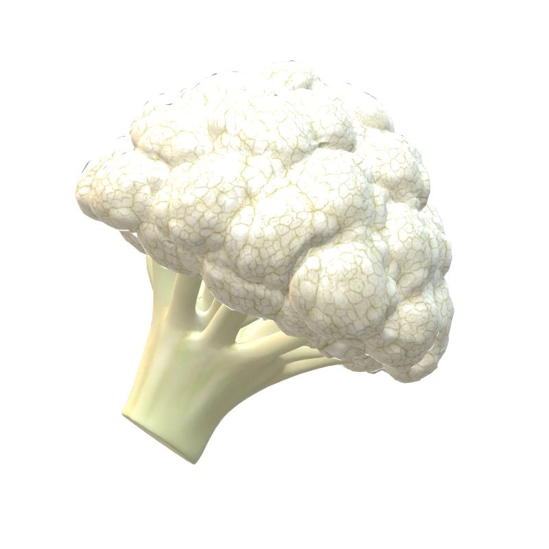 A white cauliflower